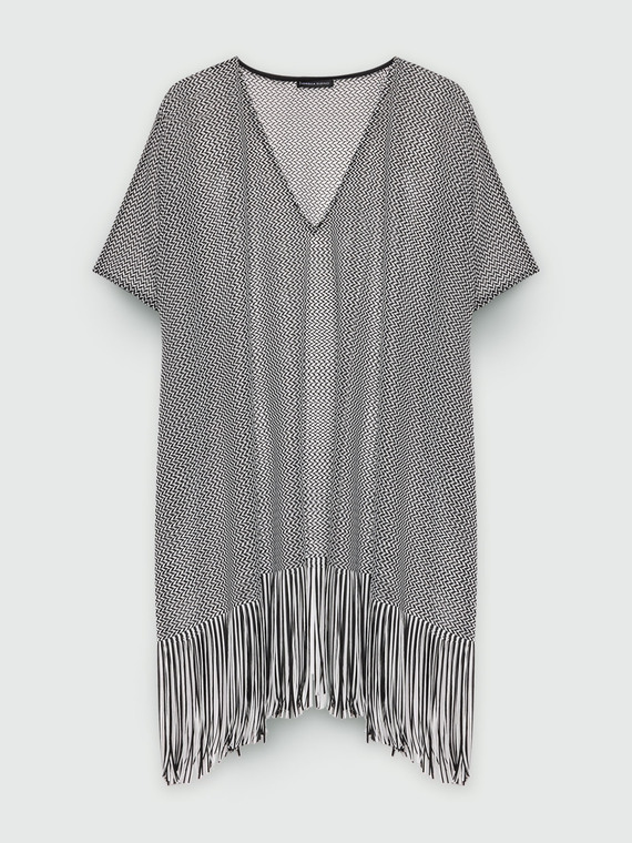 Kaftan mit Fransen