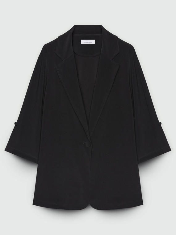 Blazer aus Jersey