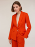Single-breasted linen blend blazer image number 3