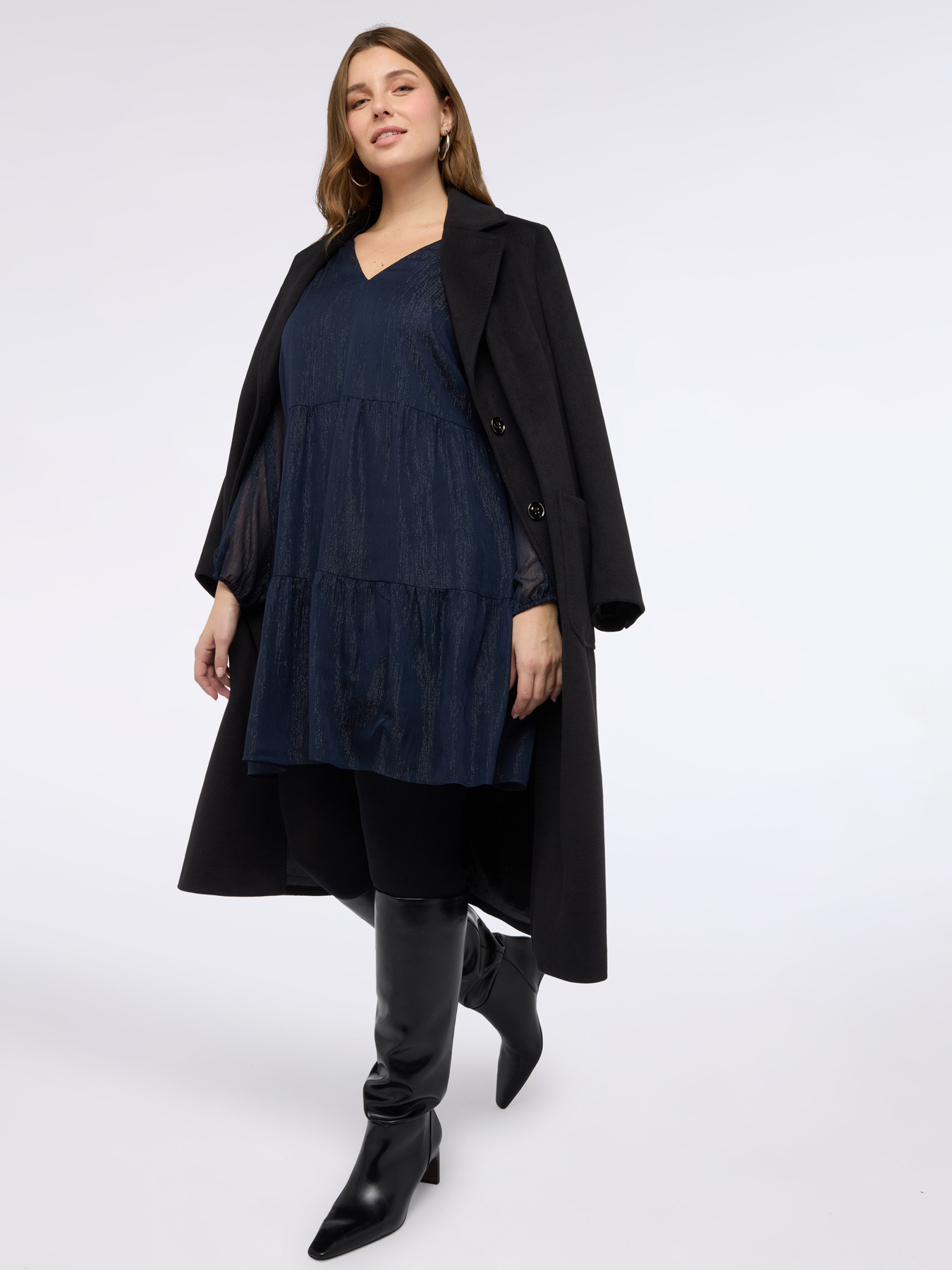 SMILE dress in lurex image number 3