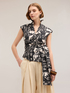 Ärmellose Hemdbluse mit Paisley-Muster image number 3