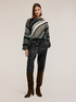 Mohair sweater with ajouré work image number 0
