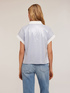 Camicia a righe full paillettes image number 1