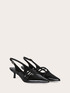 Slingback pumps with straps and kitten heel image number 2