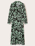 Vestito chemisier in raso fantasia floreale image number 4