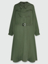 Vestito chemisier con cintura in fibre TENCEL™ image number 3