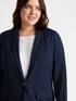Pinstripe blazer image number 4