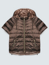 Reversible short-sleeve puffer jacket image number 8