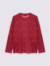 Spitzen-T-Shirt mit Blumenmuster image number 4
