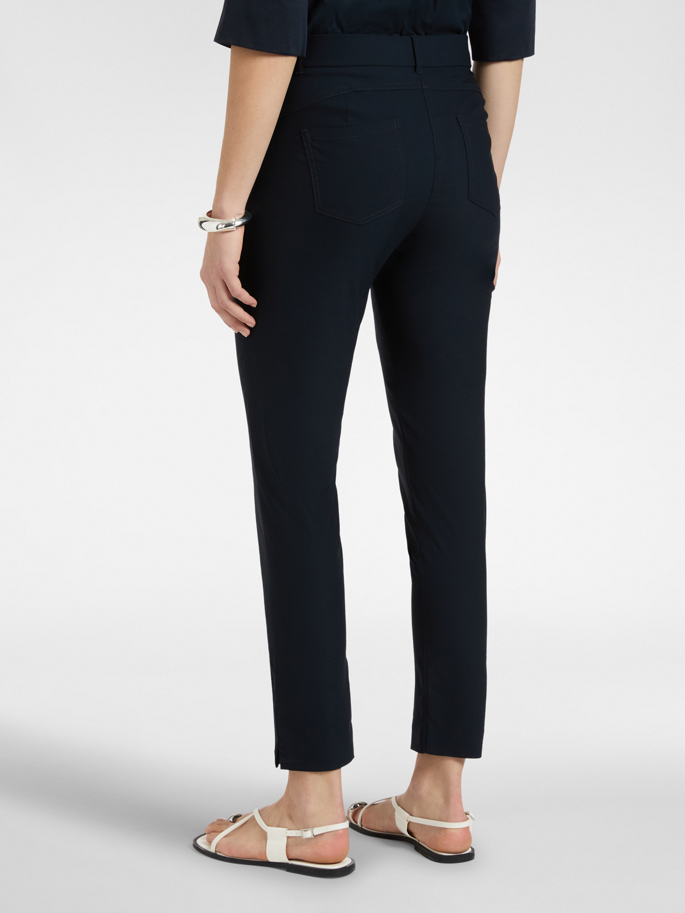 Slim pull-on pants image number 1