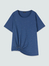 T-Shirt mit Hotfix und Ringdetail image number 4