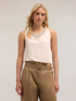 Flowing top with crystal stone fringes image number 2