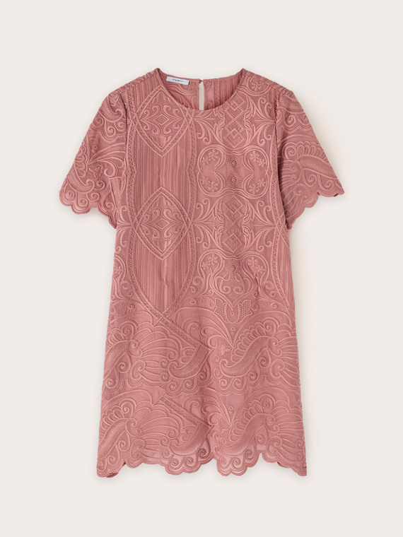 Kleid aus bestickter Organza