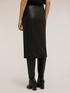 Pencil skirt in coated fabric image number 1