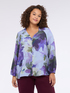 Bluse mit Blumendruck aus Viskose image number 3