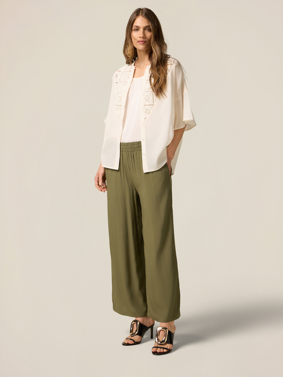 Palazzo pants in viscose