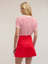 T-shirt in cotone a righe image number 1