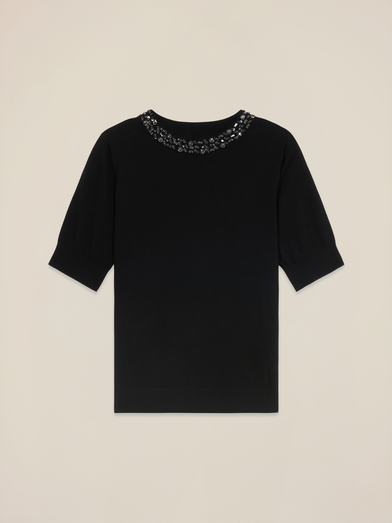 Crewneck sweater with decorations image number 3