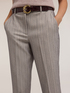 Regular pinstripe trousers image number 2