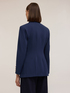 Single-breasted jacket with satin inserts image number 3