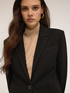 Single-breasted jacket with contrast stitching image number 3