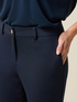 Pantaloni evazați din tricot milano image number 2