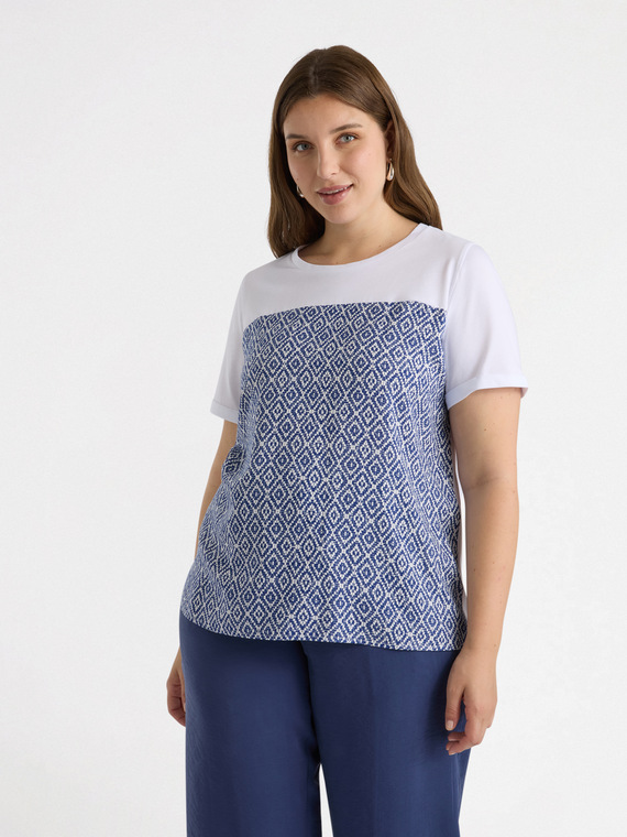 T-Shirt mit Ethno-Print