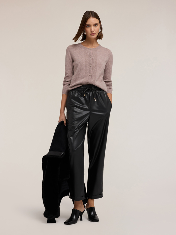 Cardigan in maglia misto cachemire