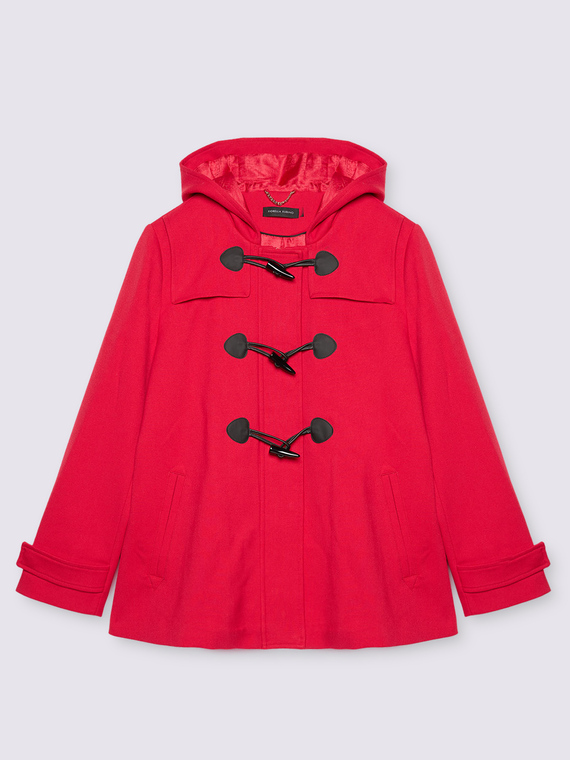 Short duffle coat style jacket