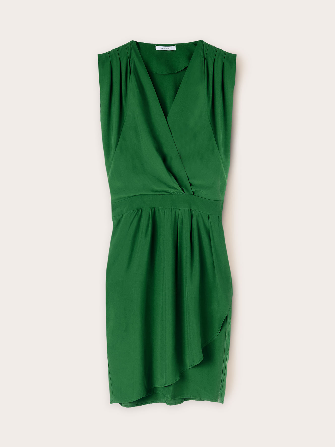Wrap dress in viscose image number 4