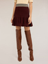 Minigonna flared in maglia image number 2