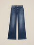 Wide-leg jeans with crystals image number 4