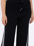 Flared knit pants in viscose blend image number 2
