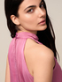 Mixed silk top image number 2