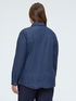 Camicia in denim con fiocco/cravatta image number 1