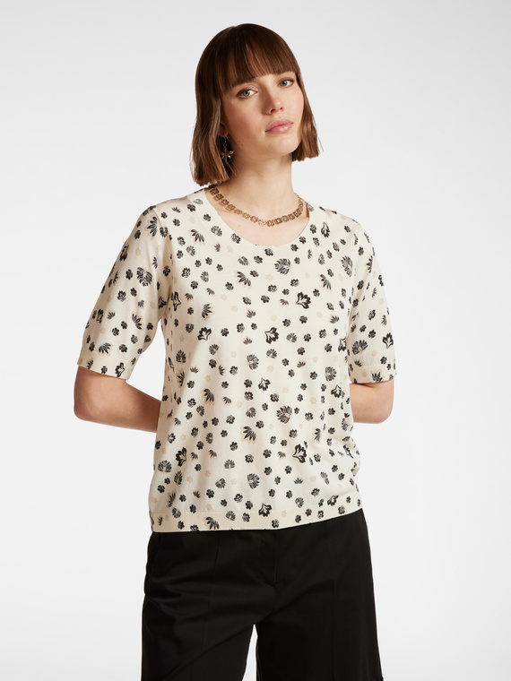 Printed sweater