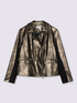 Biker jacket with stretch fabric inserts image number 4