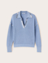 Pullover mit besticktem Kragen image number 4