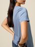 Two-material T-shirt image number 2