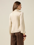 Blusa in raso con fiocco al collo image number 1