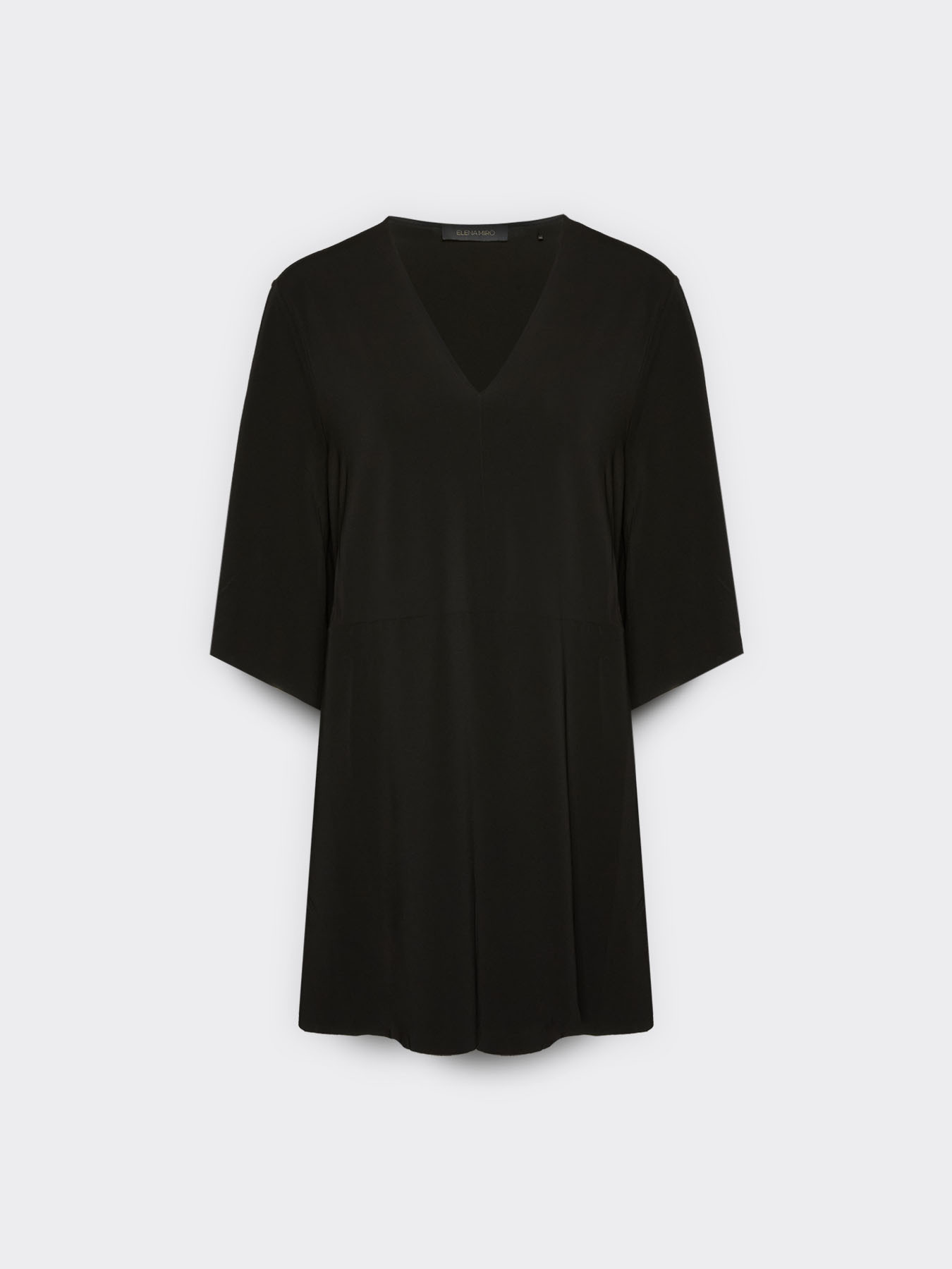 Weites T-Shirt mit V-Ausschnitt image number 4