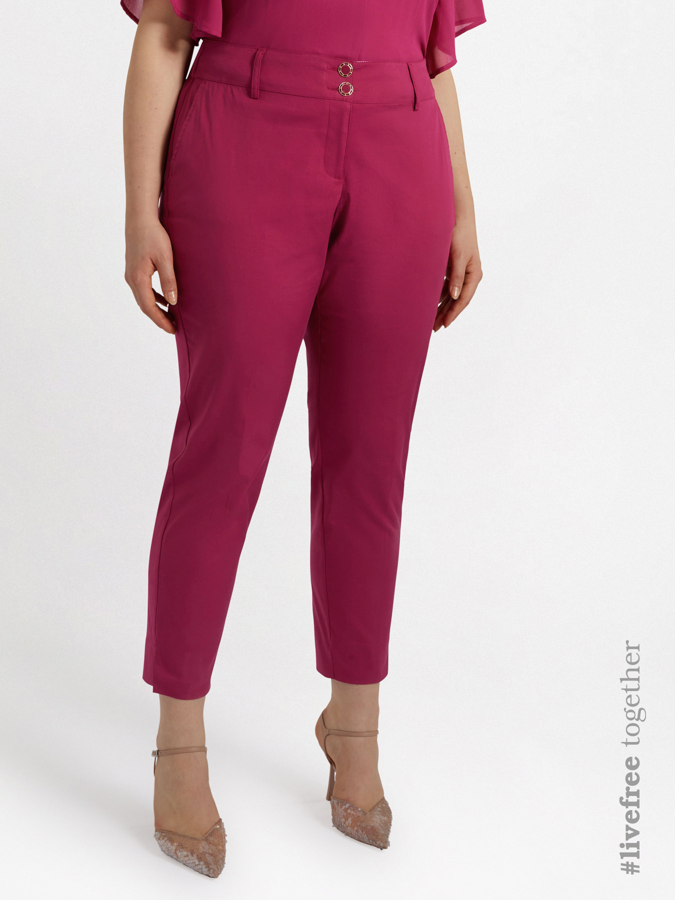 Cotton blend New York trousers image number 0
