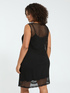 Short perforated dress image number 1