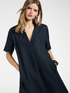 Short sleeve linen shirt dress image number 3