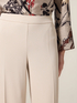Pantaloni palazzo din material fluid image number 2