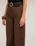Pantaloni cropped in popeline image number 2