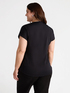 T-Shirt mit Blumenstickerei image number 1