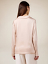 Satin blouse with V-neck image number 1