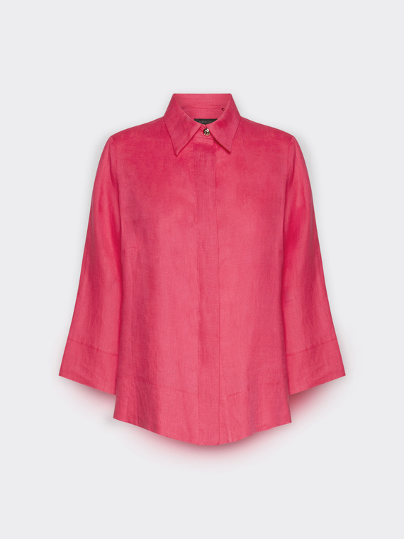 Relaxed fit linen shirt