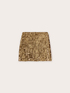 Pailletten-Minirock mit geometrischem Design image number 4